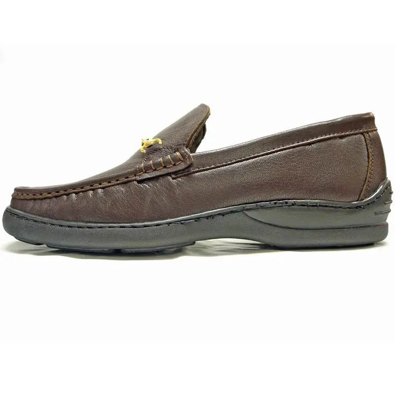 Pinoso's P-5158 Brown Slip on Loafers