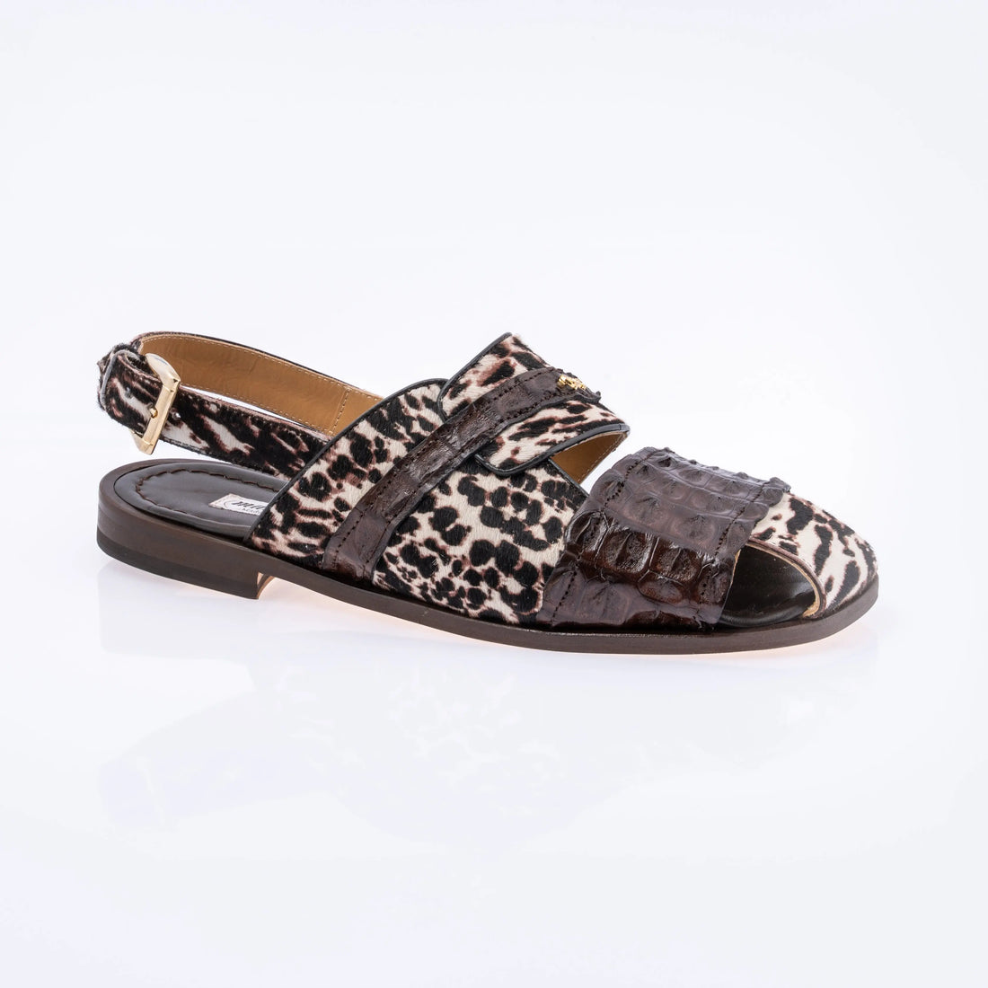 Mauri 5171 Sport Rust/White Genuine Hornback/Pony Sandals