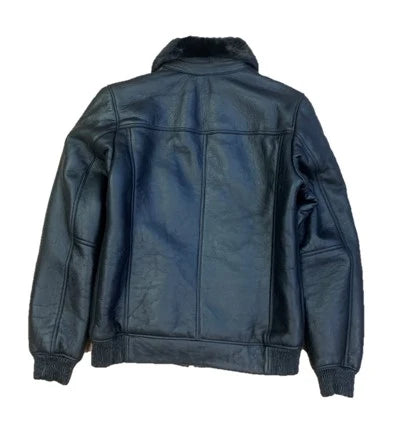 Jakewood 5200 Black Genuine Sheepskin/Mink Jacket