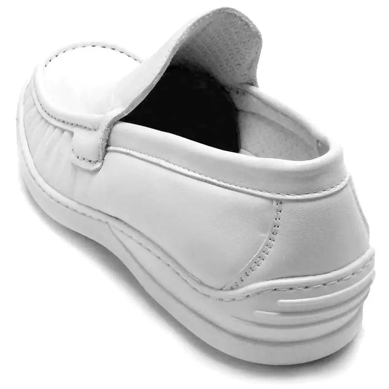 Pinoso's P-5202 White Slip on Loafers