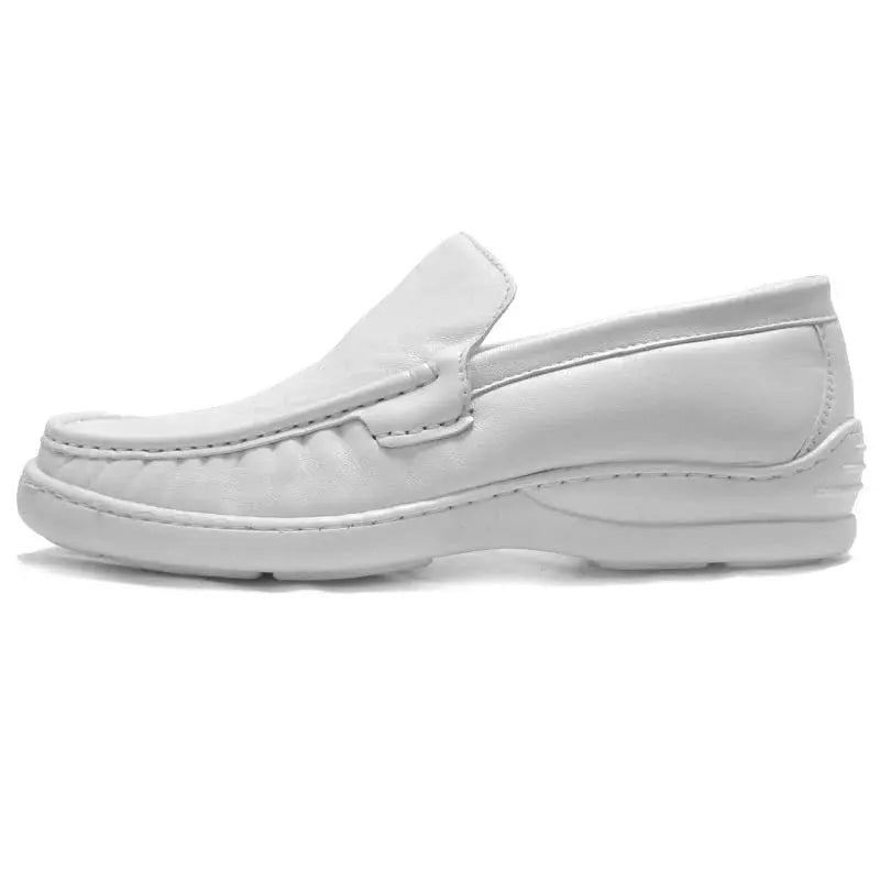 Pinoso's P-5202 White Slip on Loafers