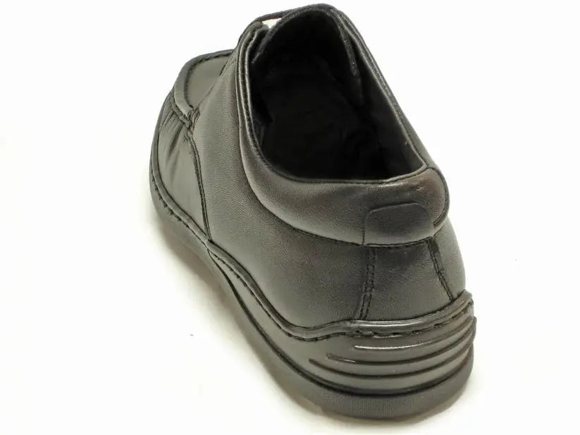Pinoso's P-5282 Black Leather Lace up Oxfords