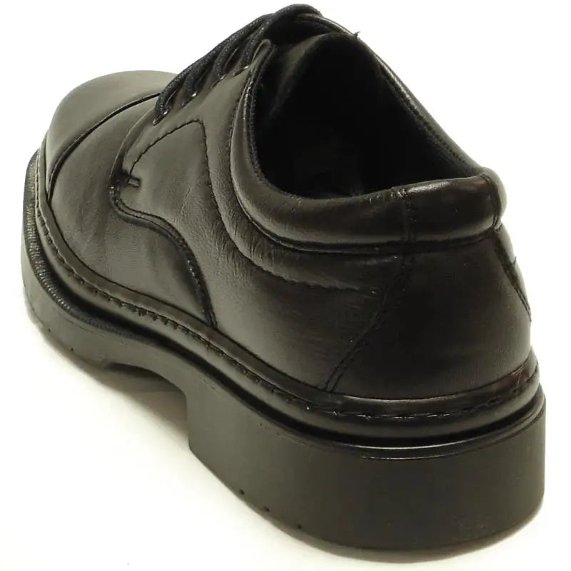 Pinoso's P-5285 Black Leather Lace up Oxfords