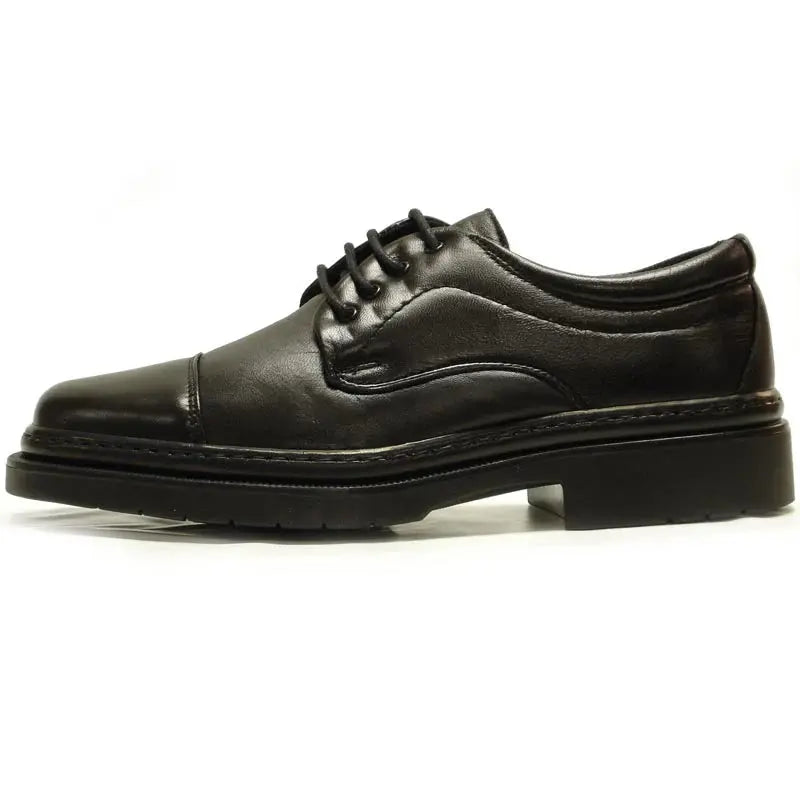 Pinoso's P-5285 Black Leather Lace up Oxfords