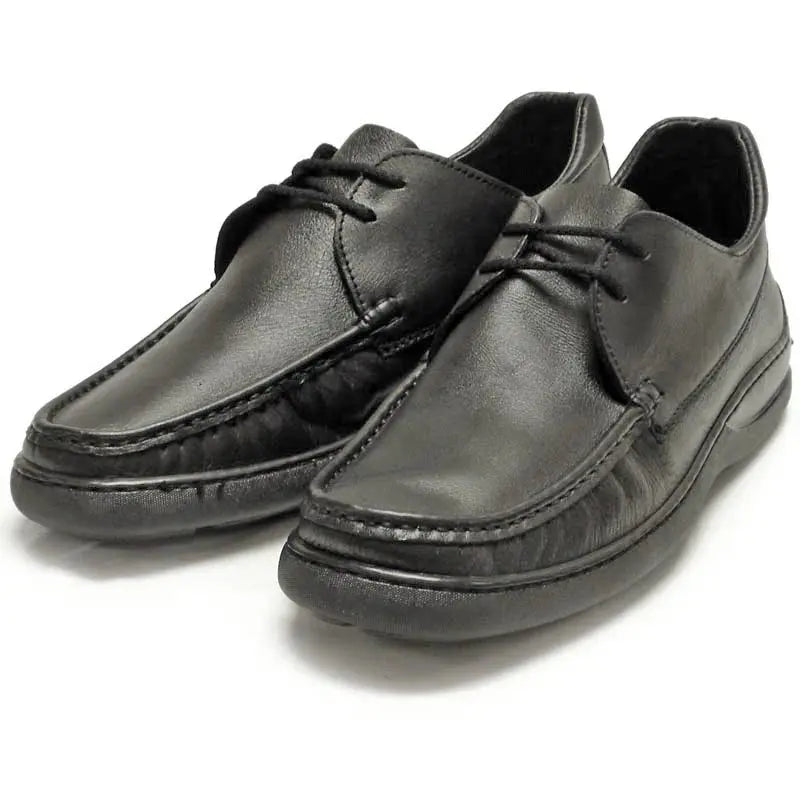 Pinoso's P-5422 Black Leather Lace up Oxfords