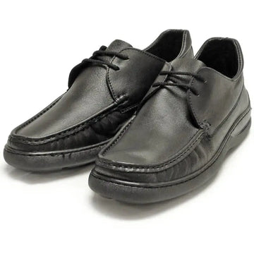 Pinoso's P-5422 Black Leather Lace up Oxfords