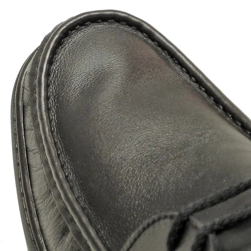 Pinoso's P-5422 Black Leather Lace up Oxfords