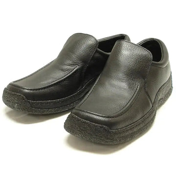 Pinoso's P-5456 Black Leather Slip on Loafers