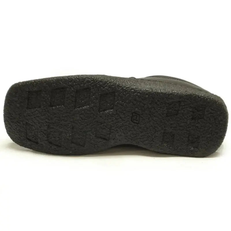 Pinoso's P-5456 Black Leather Slip on Loafers