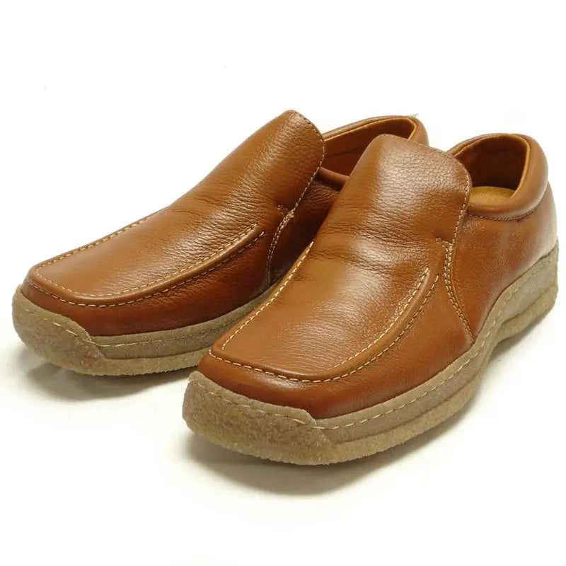 Pinoso's P-5456 Tan Leather Slip on Loafers
