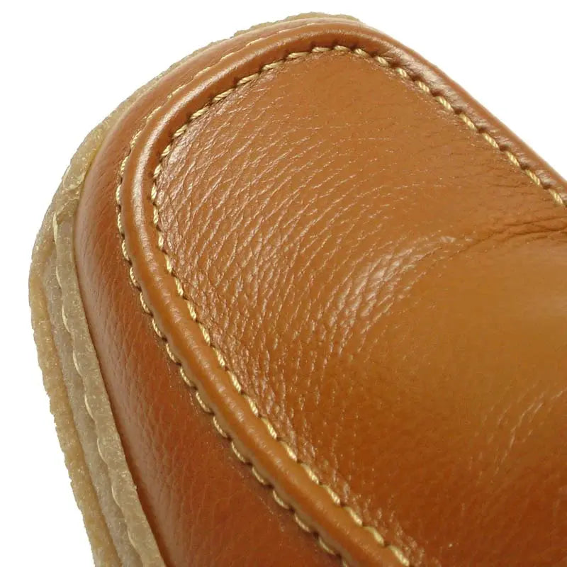 Pinoso's P-5456 Tan Leather Slip on Loafers