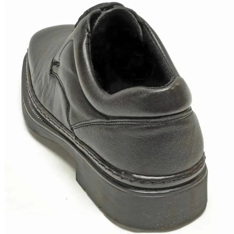 Pinoso's P-5498 Black Leather Lace up Oxfords