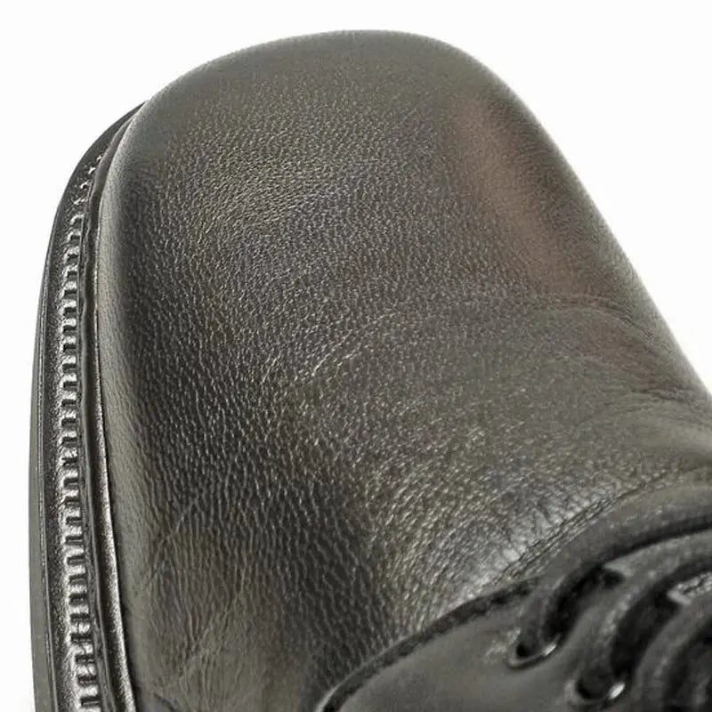 Pinoso's P-5498 Black Leather Lace up Oxfords