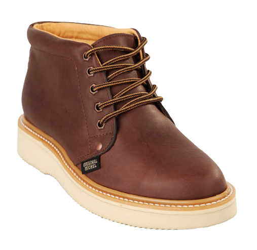 Michel 550B25407 Brown Genuine Cowhide Leather Casual Boots