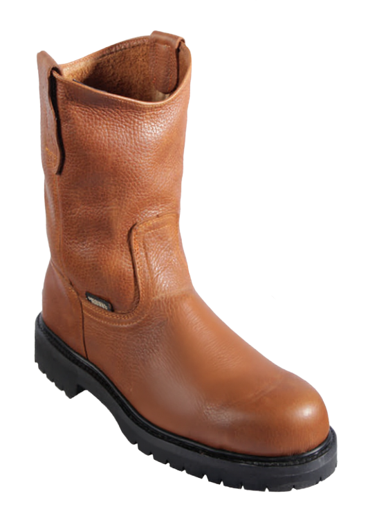 Michel 551C2751 Honey Genuine Cowhide Leather Round Toe Cowboy Boots