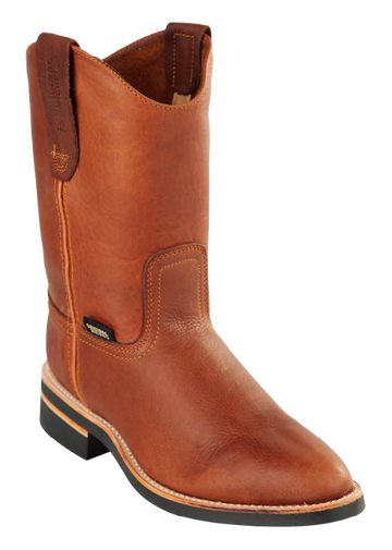 Michel 552C2751 Honey Genuine Cowhide Leather Round Toe Cowboy Boots