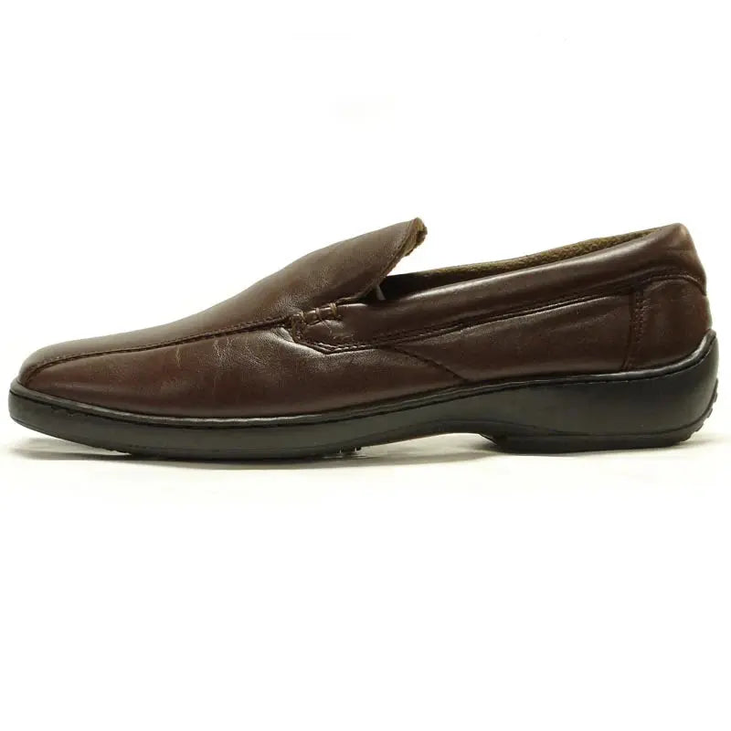 Pinoso's P-5591 Brown Leather Slip on Loafers