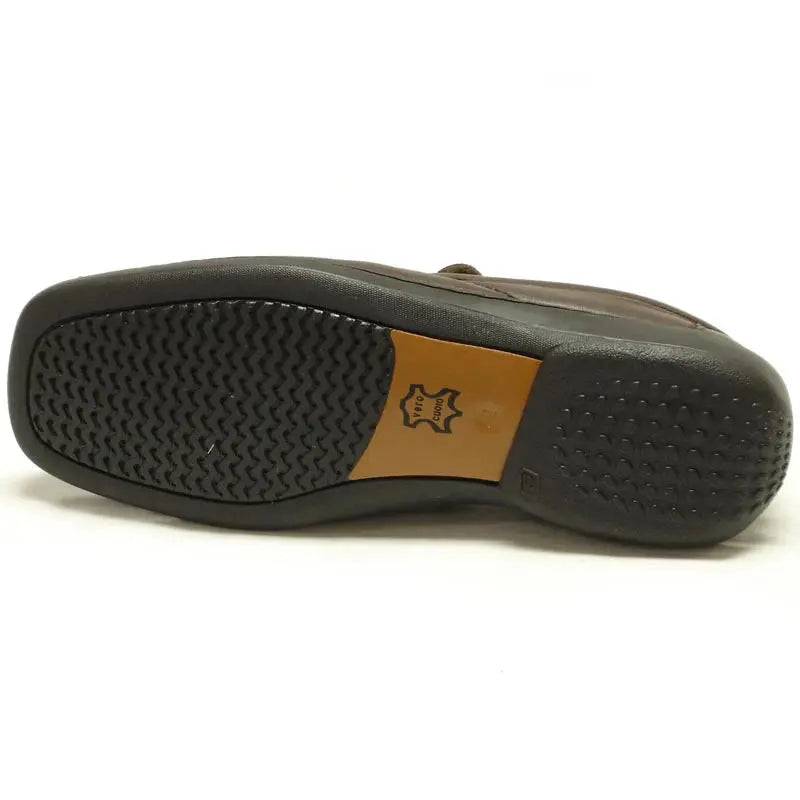 Pinoso's P-5591 Brown Leather Slip on Loafers