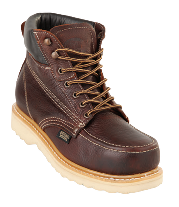 Michel 55932707 Brown Genuine Cowhide Leather Casual Boots