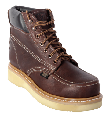 Michel 55942707 Brown Genuine Cowhide Leather Casual Boots