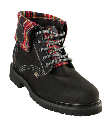 Michel 5596305 Black Genuine Cowhide Leather Casual Boots