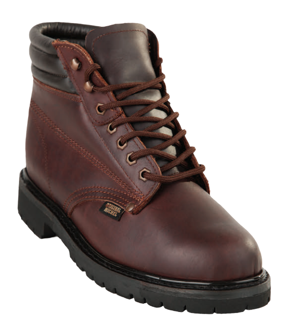 Michel 559B5407 Brown Genuine Cowhide Leather Casual Boots