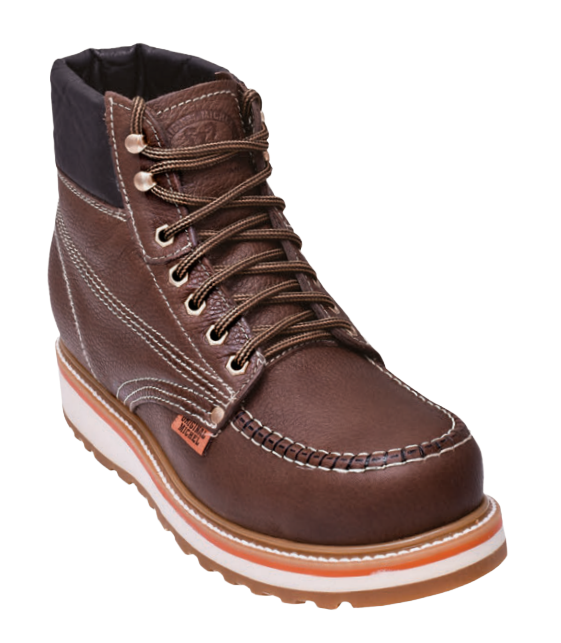 Michel 559D2707 Brown Genuine Cowhide Leather Casual Boots