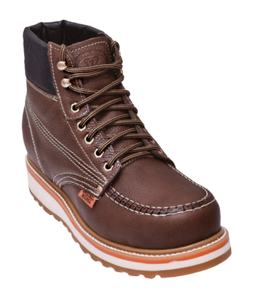 Michel 559D2707 Brown Genuine Cowhide Leather Casual Boots