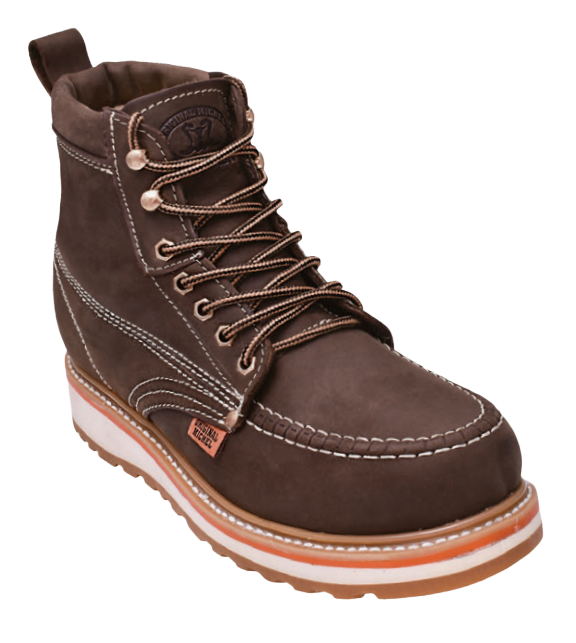 Michel 559D6207 Brown Genuine Cowhide Leather Casual Boots