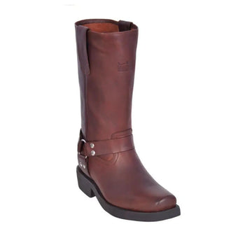 Los Altos 55P5407 Men's Brown Genuine Leather Biker Boots
