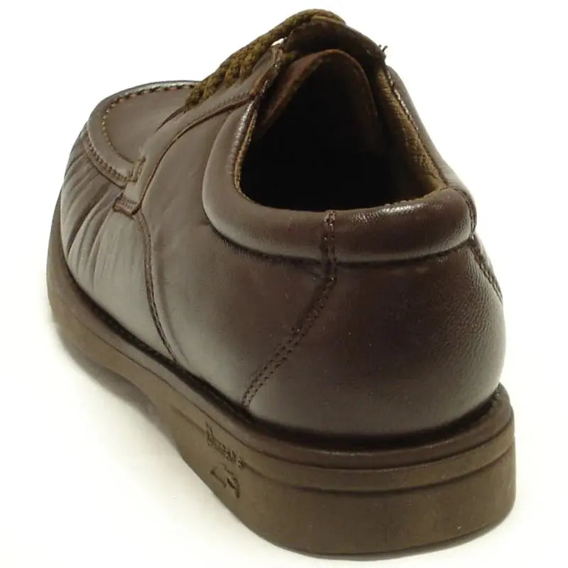 Pinoso's P-5605-668 Brown Leather Lace up Oxfords
