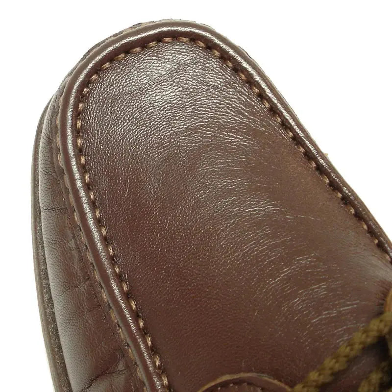 Pinoso's P-5605-668 Brown Leather Lace up Oxfords