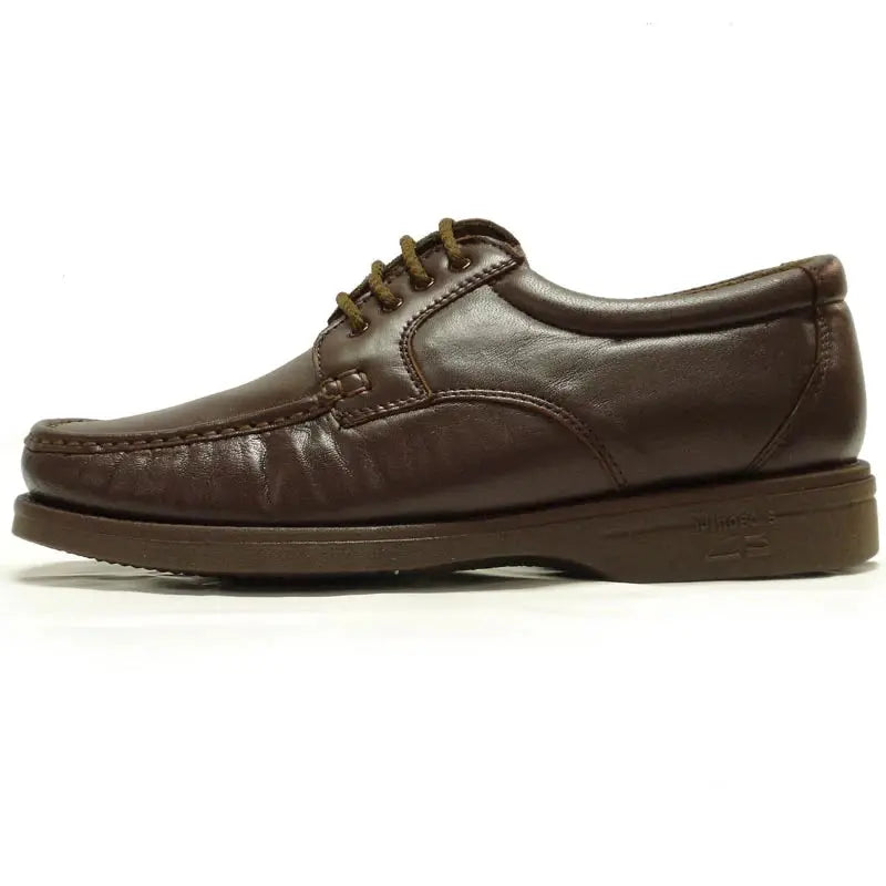 Pinoso's P-5605-668 Brown Leather Lace up Oxfords