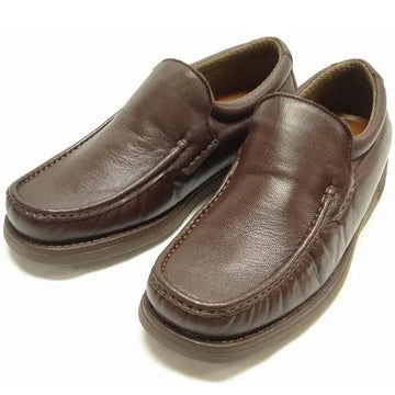 Pinoso's P-5614-668 Brown Leather Slip on Loafers