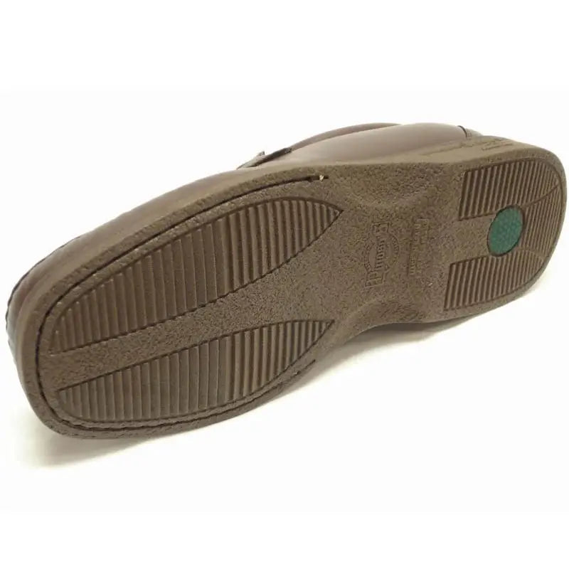 Pinoso's P-5614-P41 Brown Leather Slip on Loafers