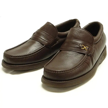 Pinoso's P-5615-668 Brown Leather Slip on Loafers