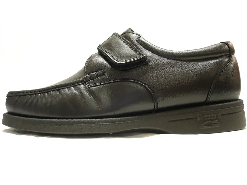 Pinoso's P-5660-668 Black Monk Strap Shoes