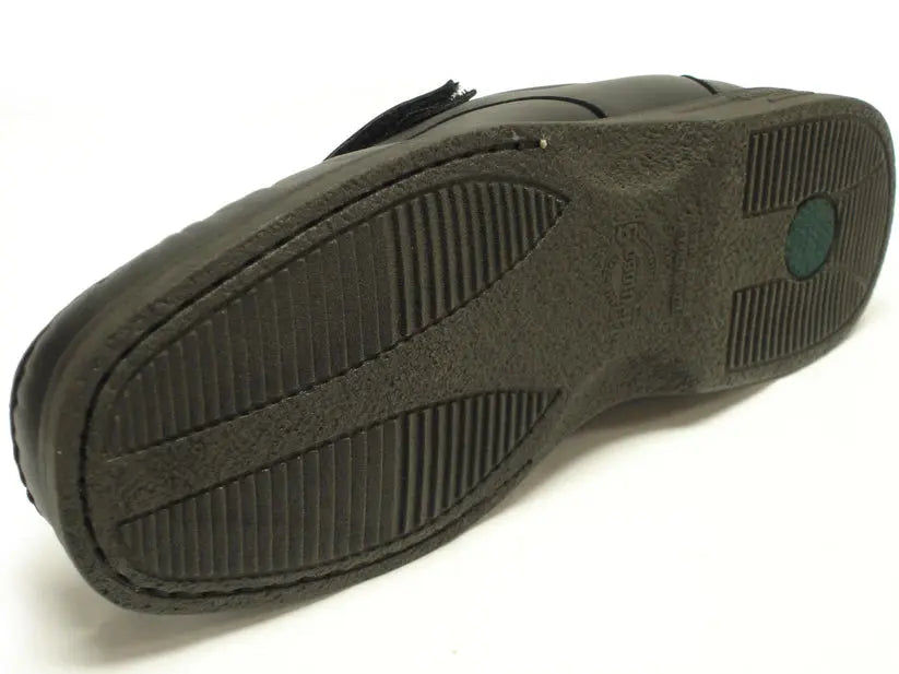 Pinoso's P-5660-668 Black Monk Strap Shoes