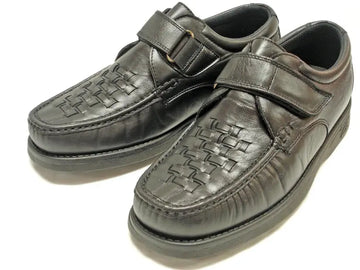 Pinoso's P-5660-P41 Black Monk Strap Shoes