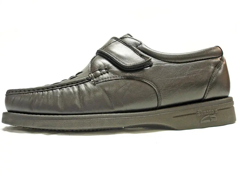 Pinoso's P-5660-P41 Black Monk Strap Shoes