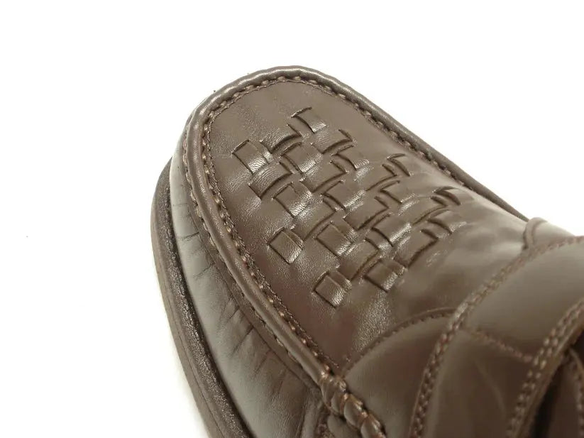 Pinoso's P-5660-P41 Brown Monk Strap Shoes
