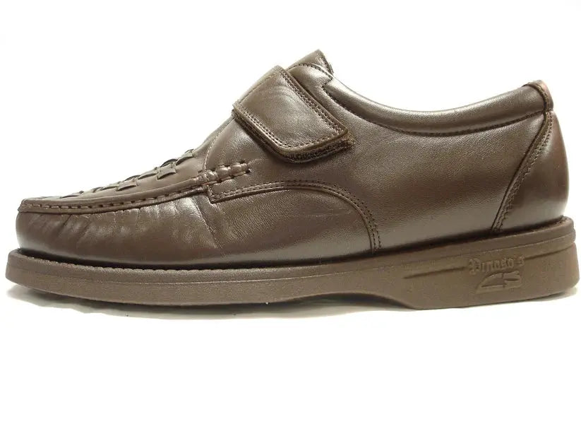 Pinoso's P-5660-P41 Brown Monk Strap Shoes
