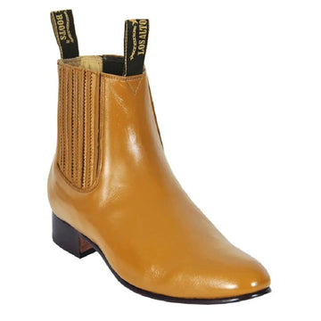 Los Altos 615102 Men's Buttercup Genuine Deer Charro Short Boots