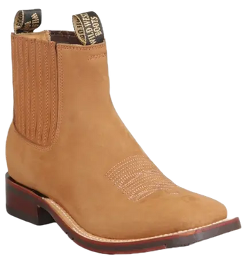 Wild West 2826BM6350 Women's Shedron Genuine Leather Ranch Toe Short Boots