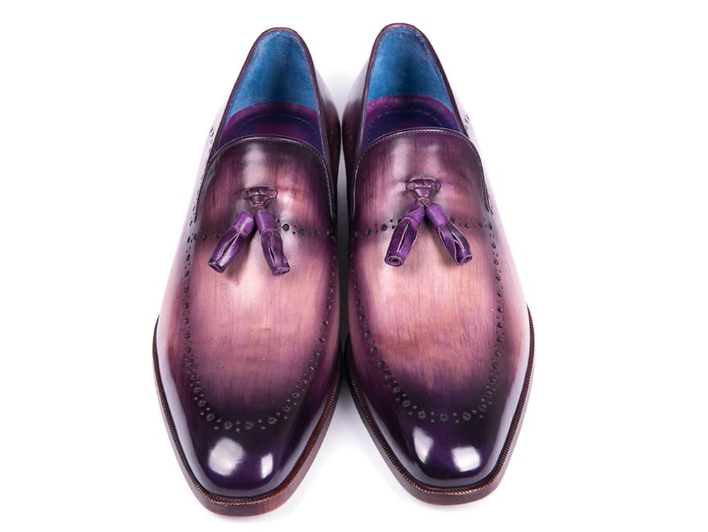 Paul Parkman Men's Tassel Loafer Purple (ID#66T80-PRP) PAUL PARKMAN