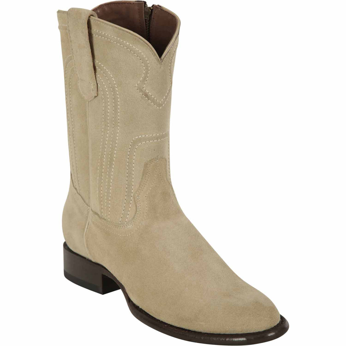 Los Altos 69Z6611 Men's Oryx Genuine Suede Roper Toe Cowboy Boots