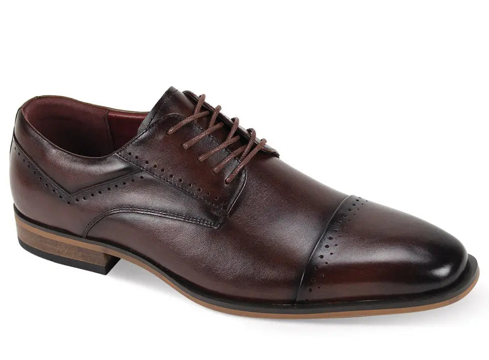 Giorgio 7033 Brown Genuine Leather Oxfords