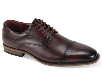 Giorgio 7033 Brown Genuine Leather Oxfords
