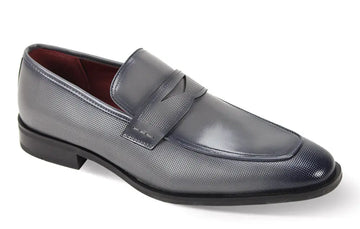 Giorgio 7043 Grey Genuine Leather Loafers