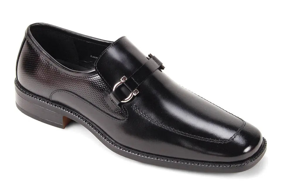 Giorgio Venturi 7061 Black Genuine Leather Oxfords